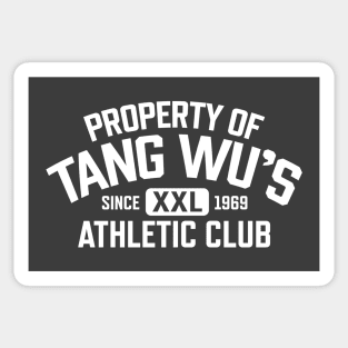 Tang Wu - Athletic Club (New Design - Dark - Back) Sticker